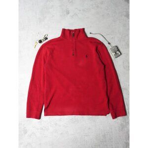 Polo Ralph Lauren Red Quarter Zip Pullover